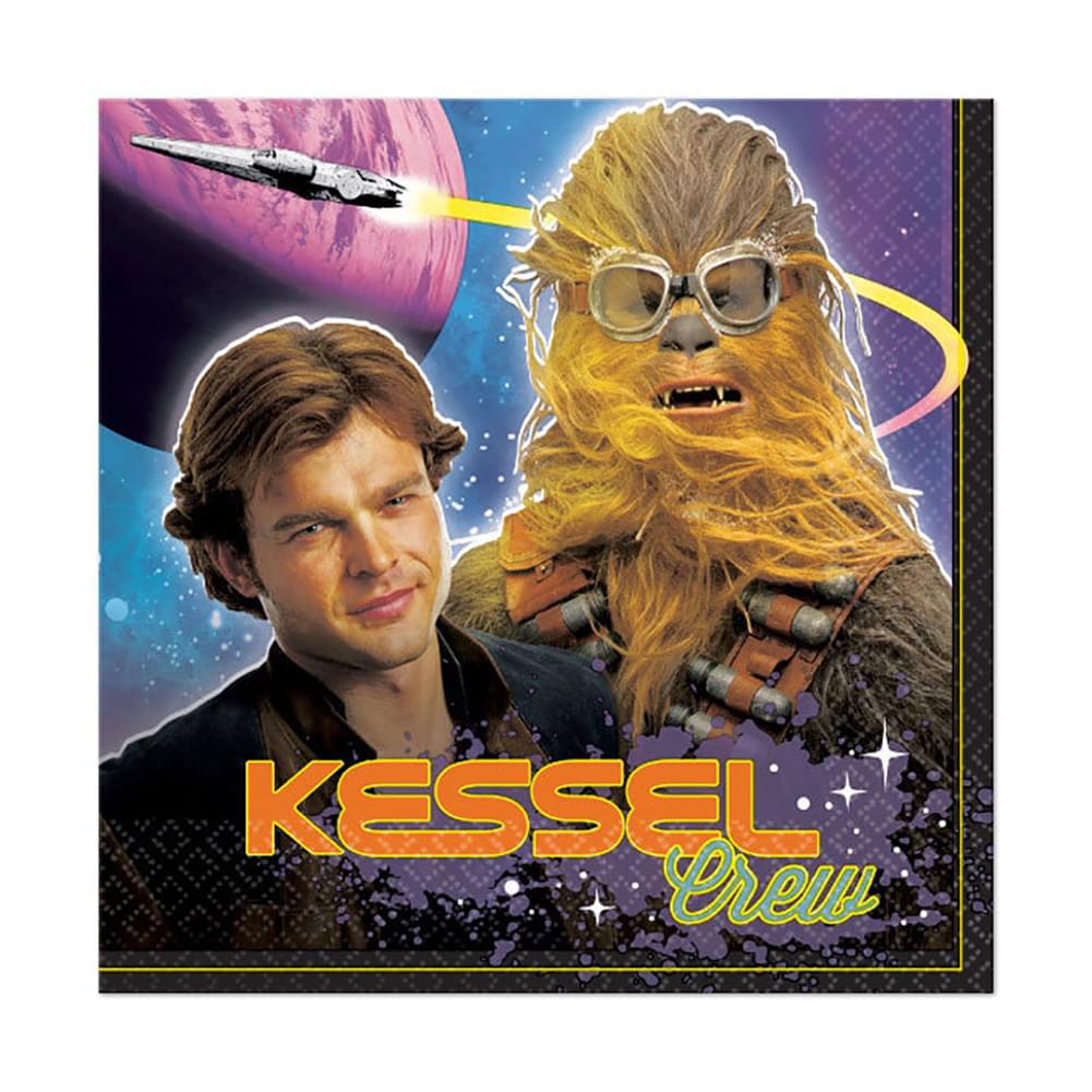 Star Wars Han Solo Party Bundle: 16x 7" Plates & 16x Lunch Napkins