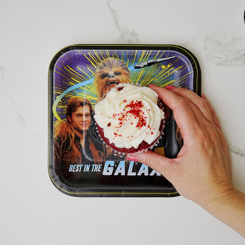 Star Wars Han Solo 7" Square Paper Party Plates, 8-Pack