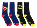 Dc Comics Tilted Logo Crew Socks 2 Pack