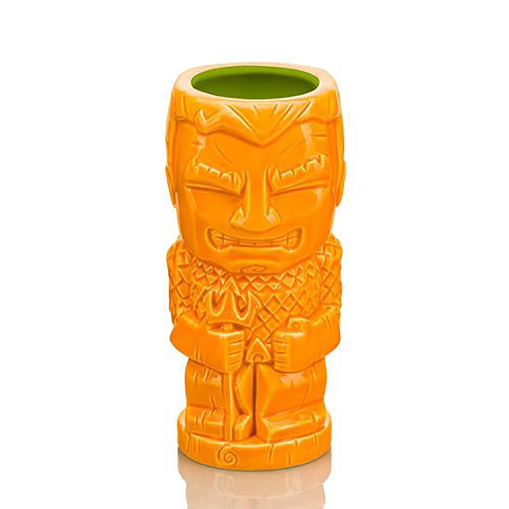 Geeki Tikis DC Comics Aquaman Orange Ceramic Mug | Holds 16 Ounces