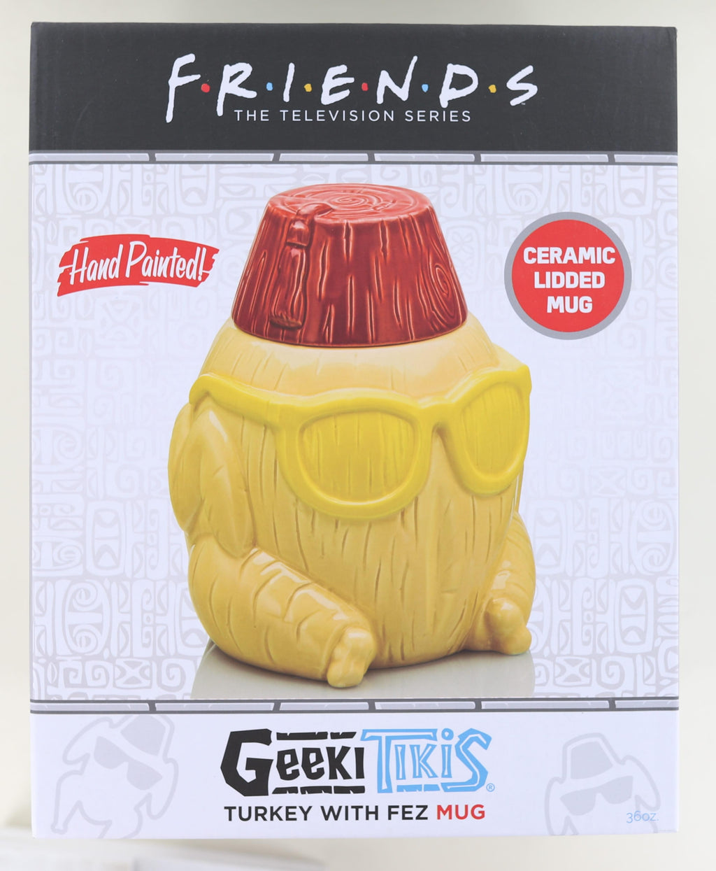 Geeki Tiki Friends Turkey With Fez 36oz Ceramic Mug