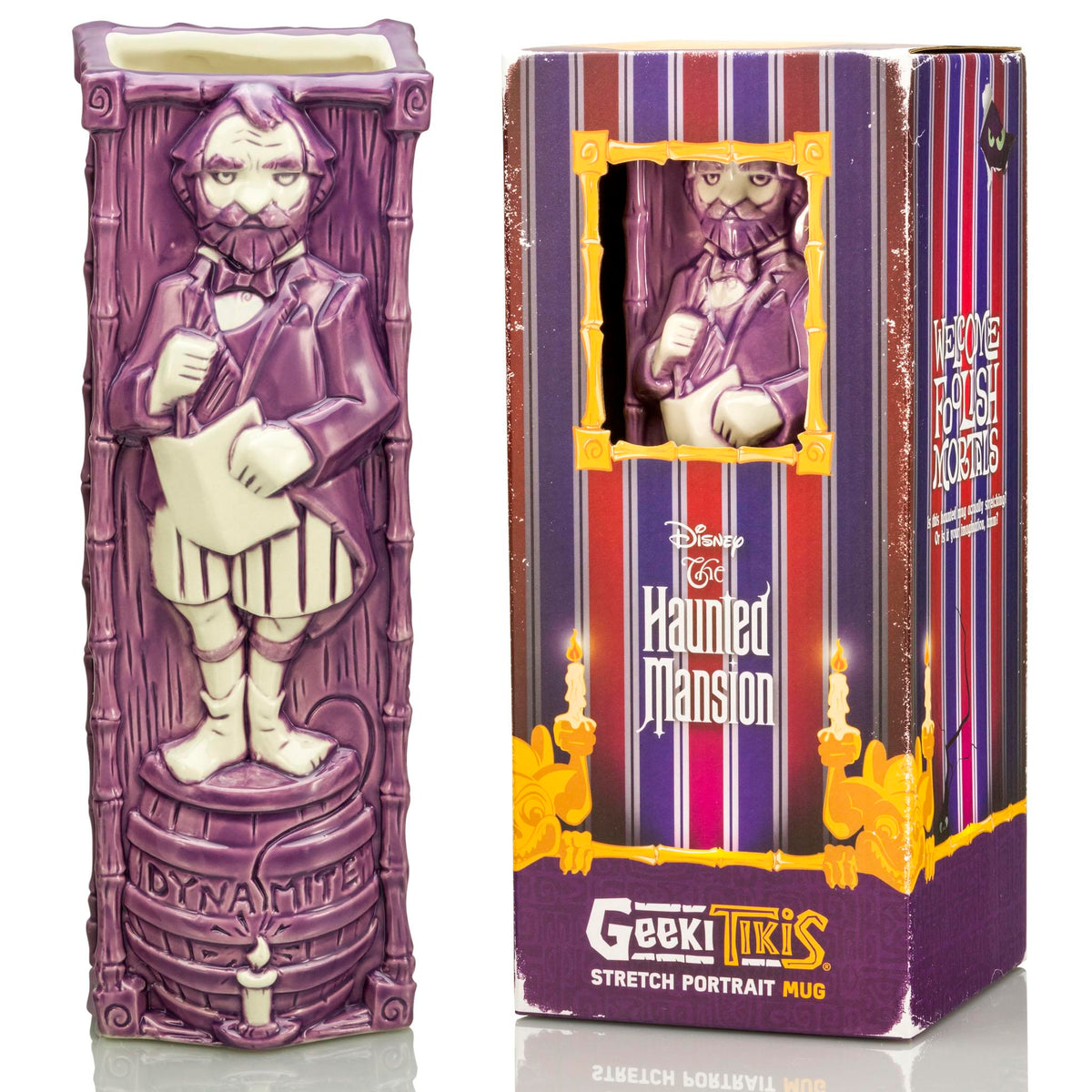 Geeki Tikis Disney The Haunted Mansion Dynamite Man Stretch Portrait Purple Mug