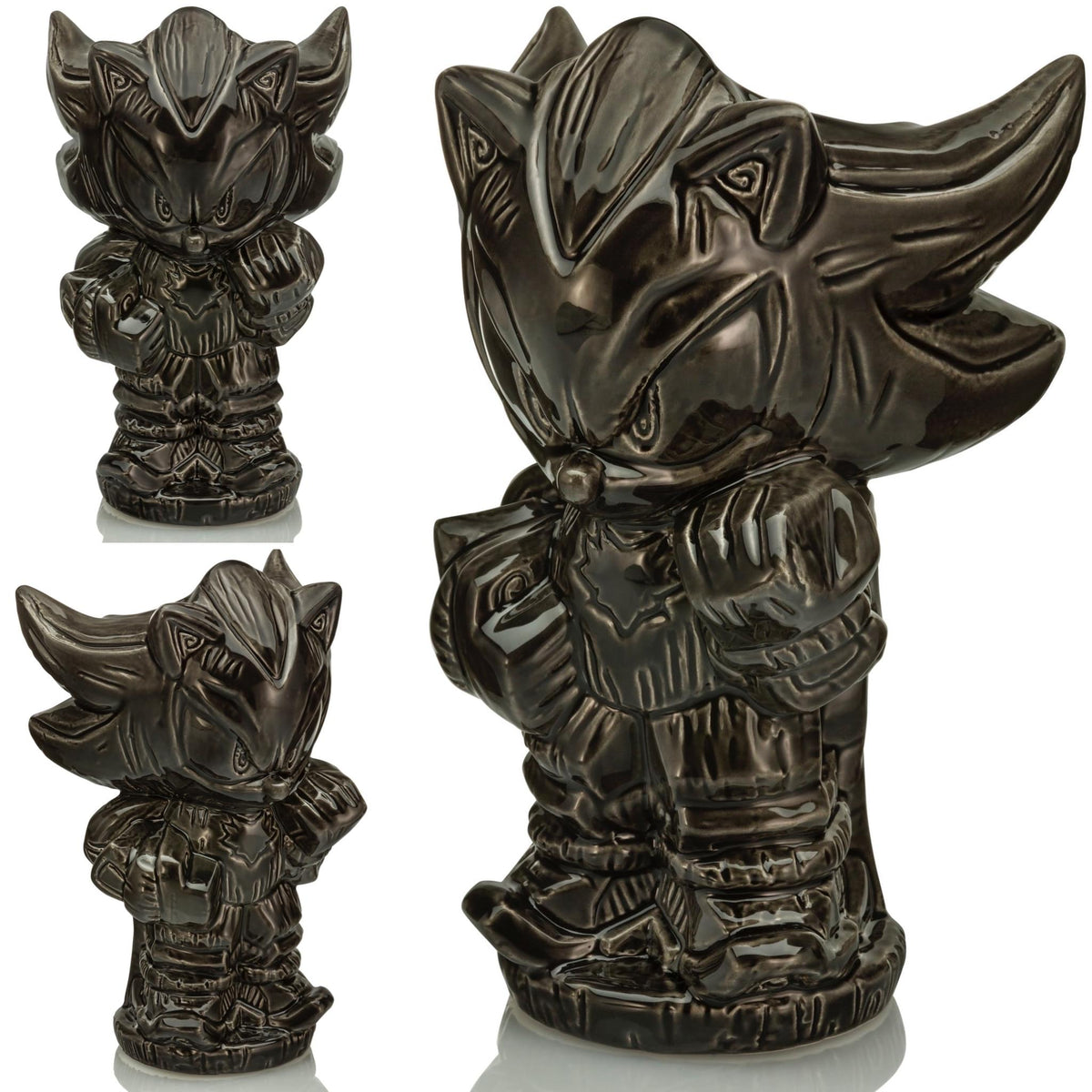 Geeki Tikis Sonic The Hedgehog 5-Piece Ceramic Mug Set | Each Holds 10-18 Ounces