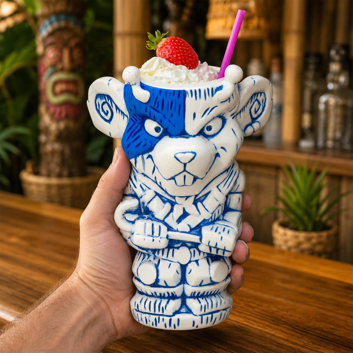 Geeki Tikis Biker Mice From Mars Vinnie Ceramic Mug | Holds 16 Ounces