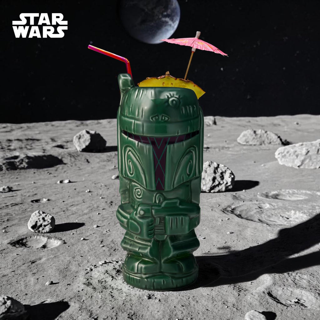 Geeki Tikis 10th Anniversary Star Wars Boba Fett Ceramic Mug | Holds 16 Ounces