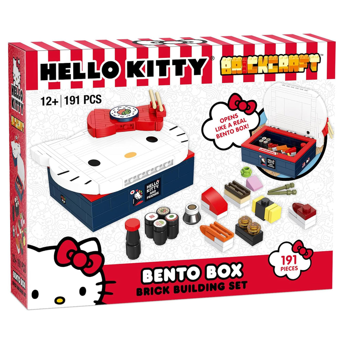 Sanrio Hello Kitty Bento Box 191 Piece Brick Building Set