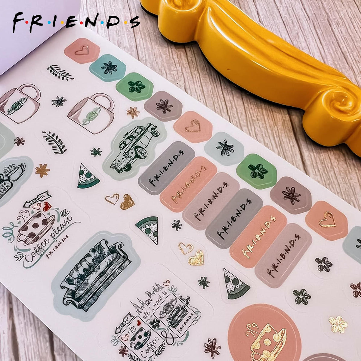 Friends Planner 30-Page Sticker Book | 1000+ Stickers