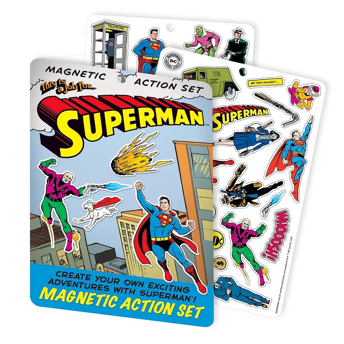 Superman Magnetic Action Set, 2 Sheets