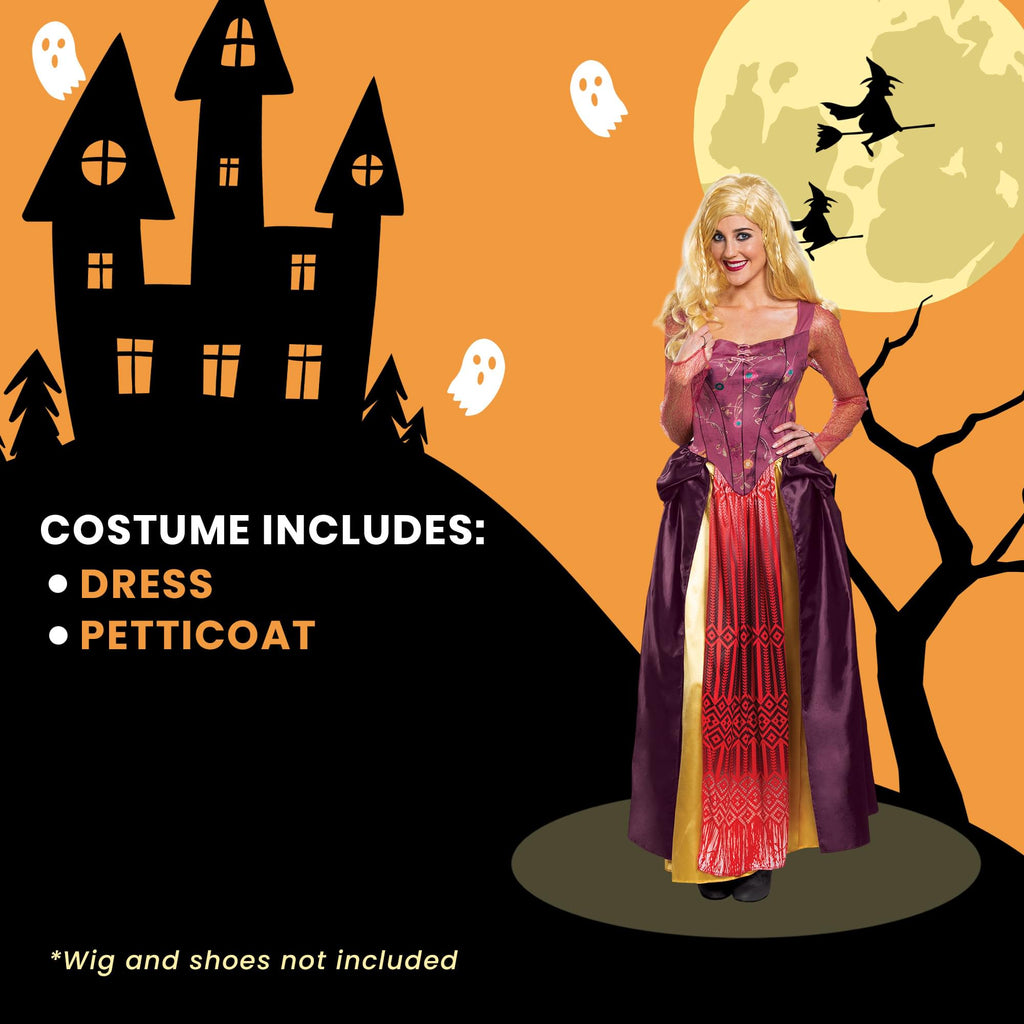 Hocus Pocus Sarah Deluxe Adult Costume