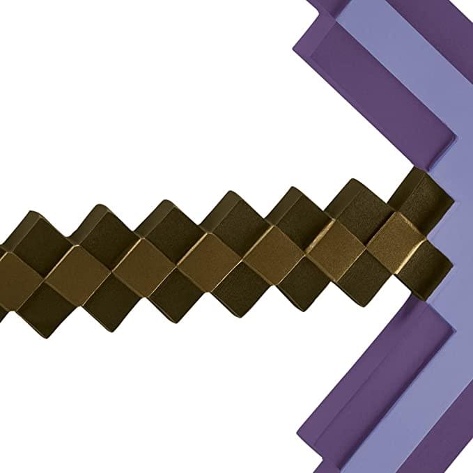 Minecraft Enchanted Purple Pickaxe Costume Accessory