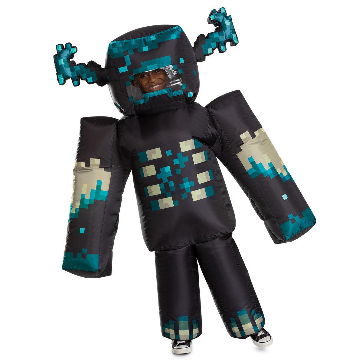 Minecraft Warden Inflatable  Child Costume | One Size Fits Most