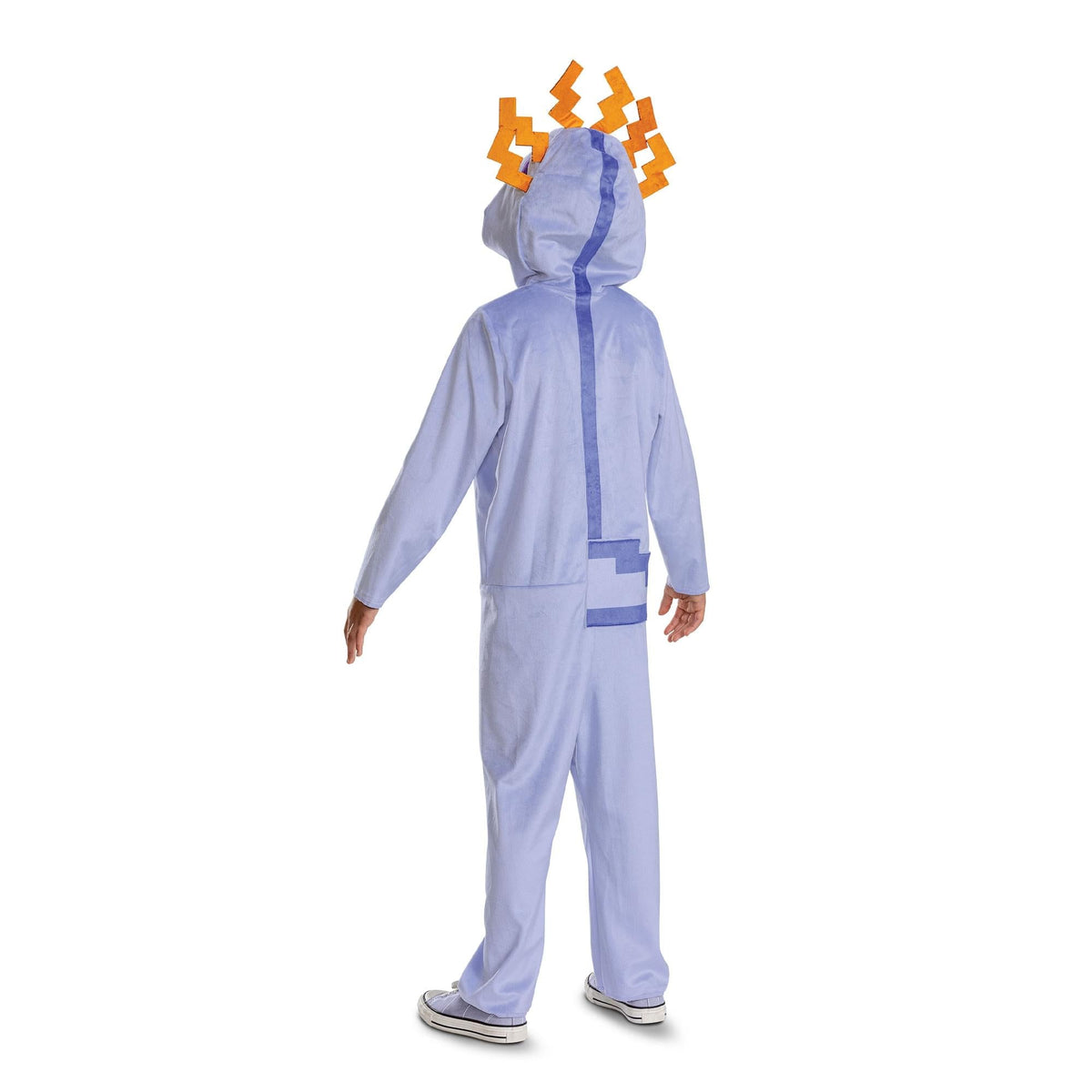 Minecraft Axolotl Hooded Child Costume Jumpsuit