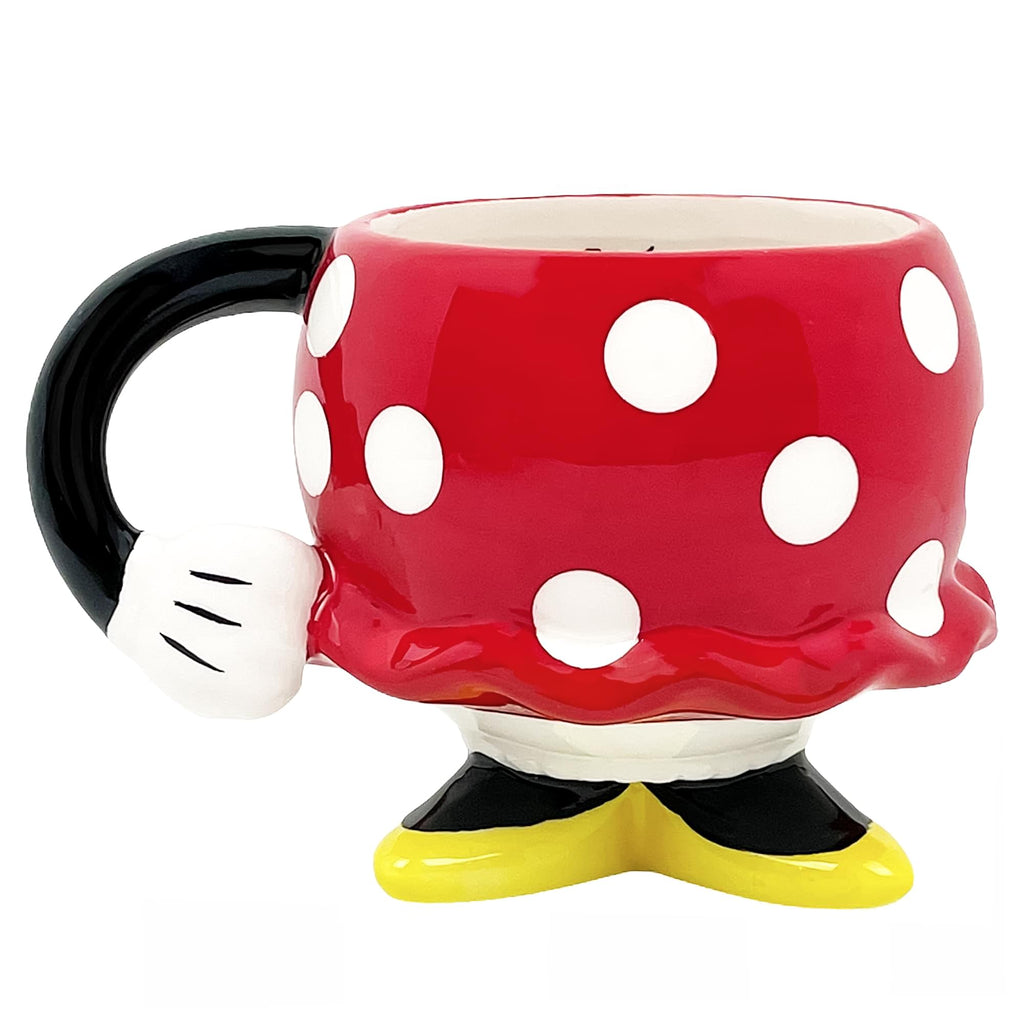 Disney Minnie Mouse Red Rock the Dots Molded Mug with Arm