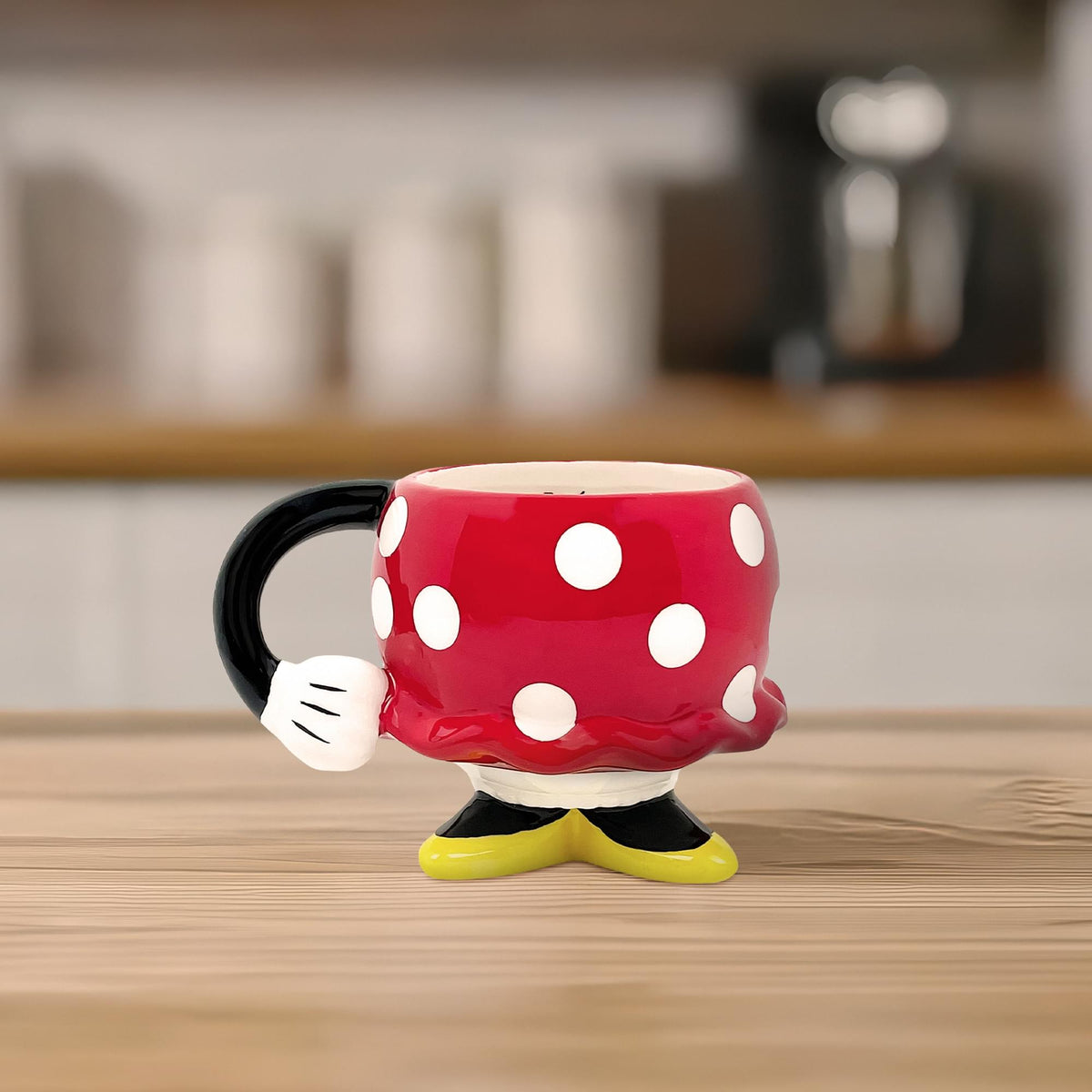 Disney Minnie Mouse Red Rock the Dots Molded Mug with Arm