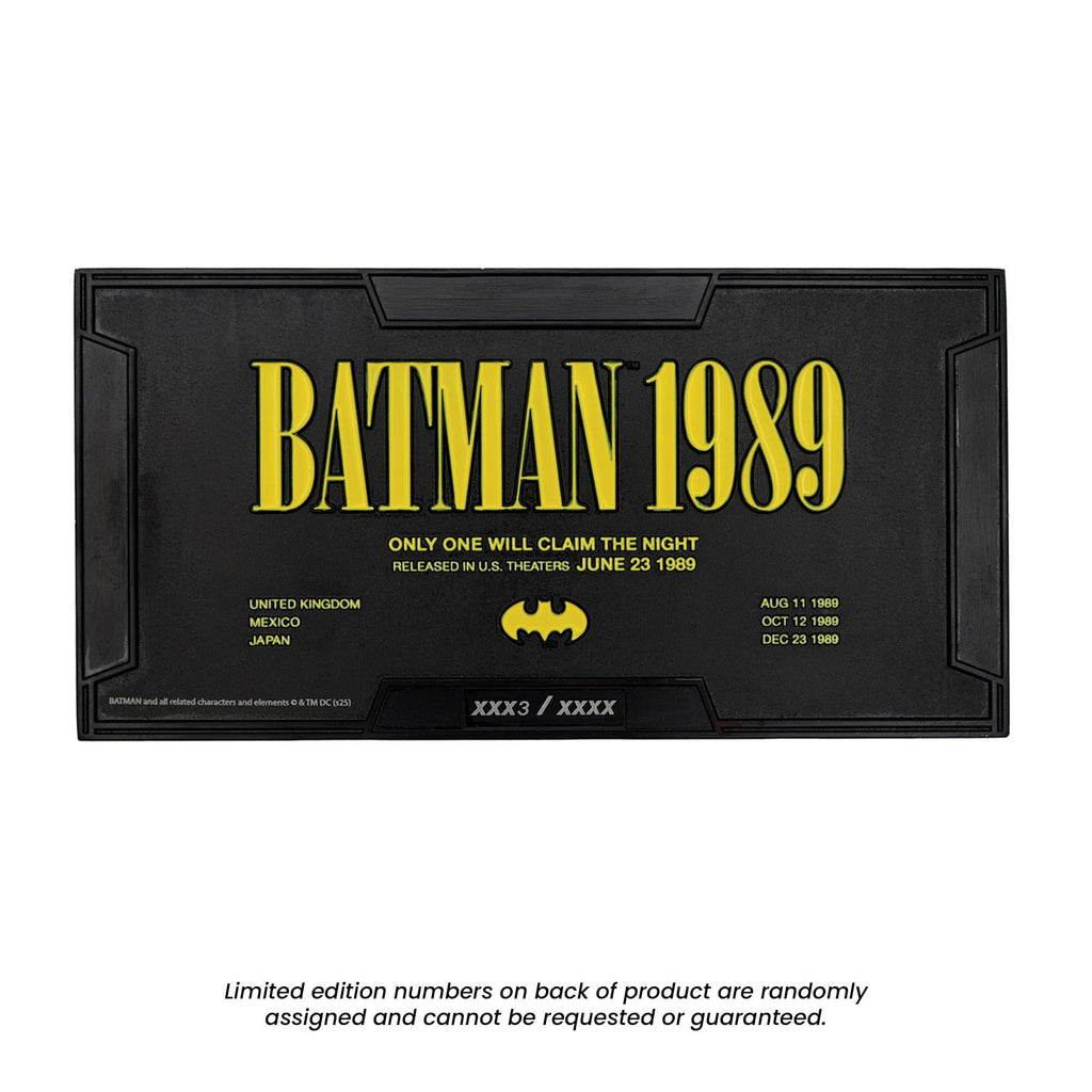 DC Comics Batman Batmobile 1989 Limited Edition Metal Ingot