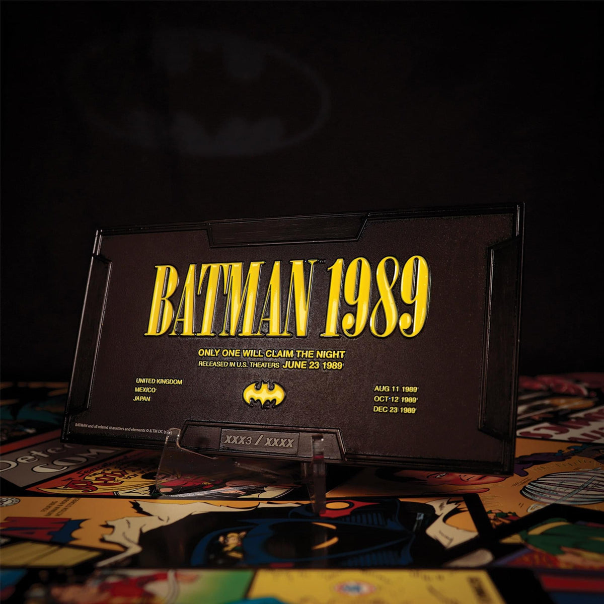 DC Comics Batman Batmobile 1989 Limited Edition Metal Ingot