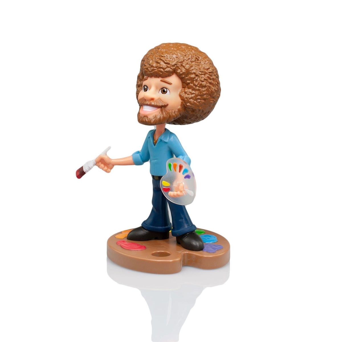 TOONIES BOB ROSS 6.5" VINYL FIGURE COLLECTIBLE | FULL COLOR VERSION