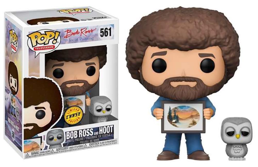 Bob Ross POP Vinyl Figure: Bob Ross w/ Hoot (Chase)