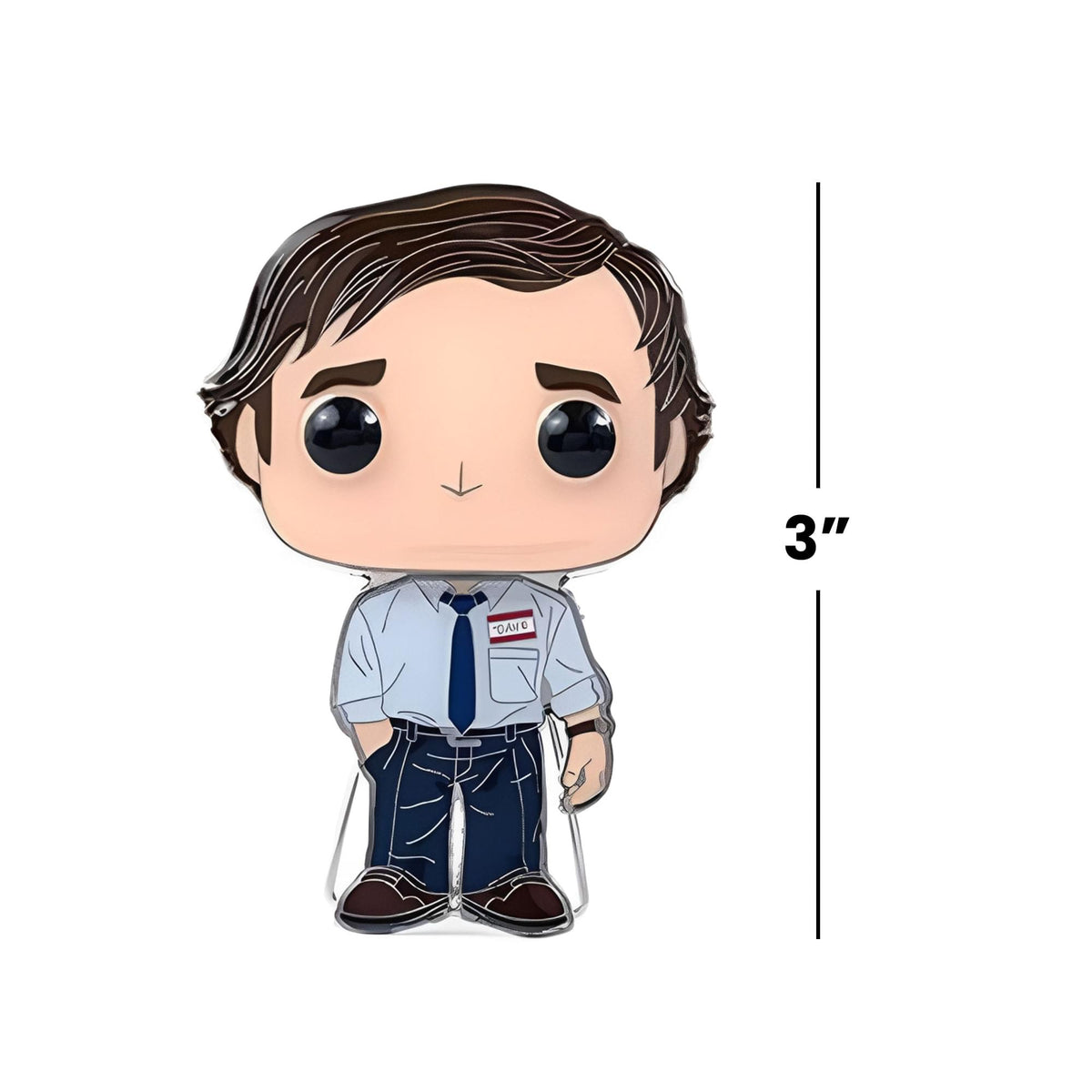 The Office 3 Inch Funko POP Pin | Jim Halpert