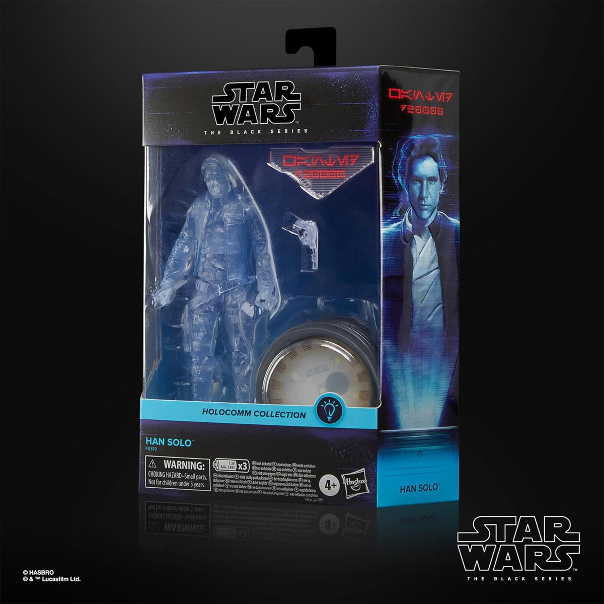 Star Wars The Black Series 6 inch Action Figure | Holocomm Han Solo