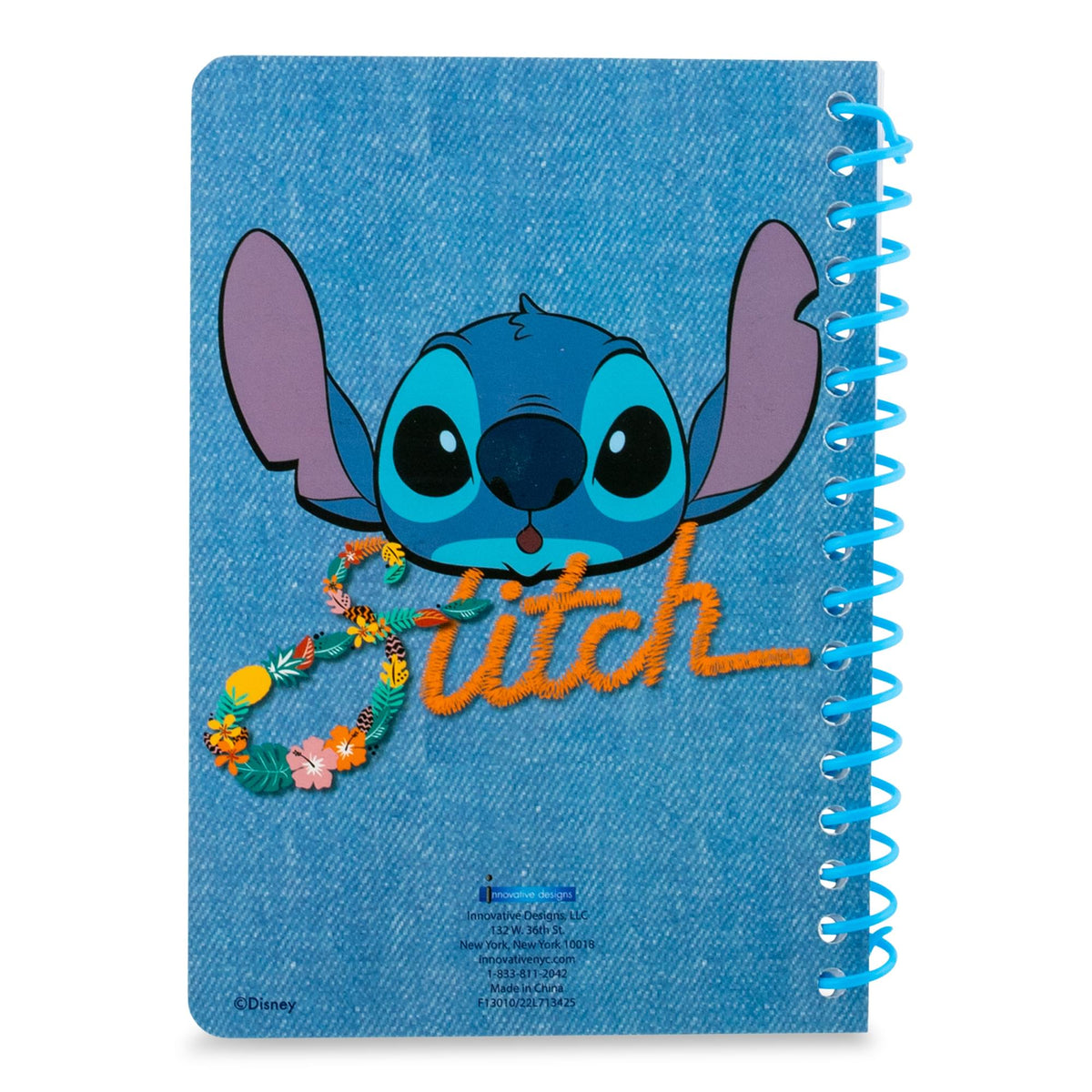 Disney Lilo & Stitch Weird But Cute Spiral Notebook with Pen | 50 Sheets