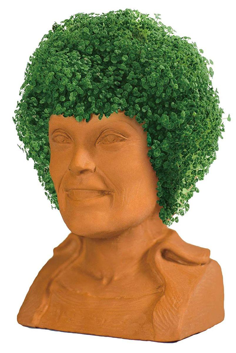 Golden Girls Chia Pet Blanche Decorative Pottery Planter