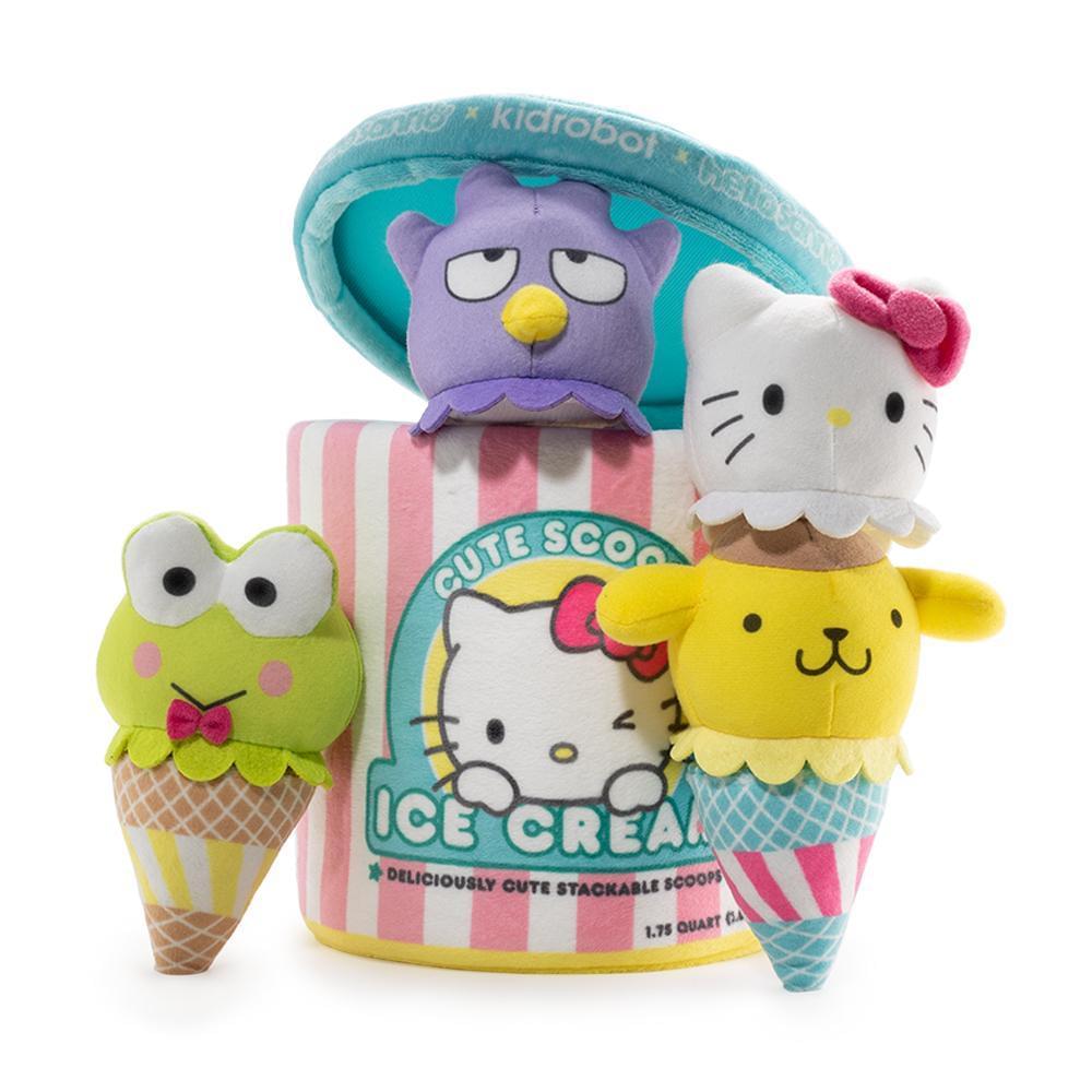 Hello Sanrio Medium Plush Ice Cream Scoops