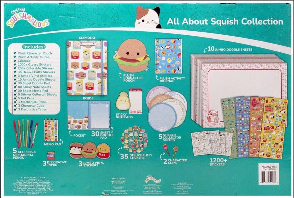 Squishmallow All About Squish Stationery Super Set | Food