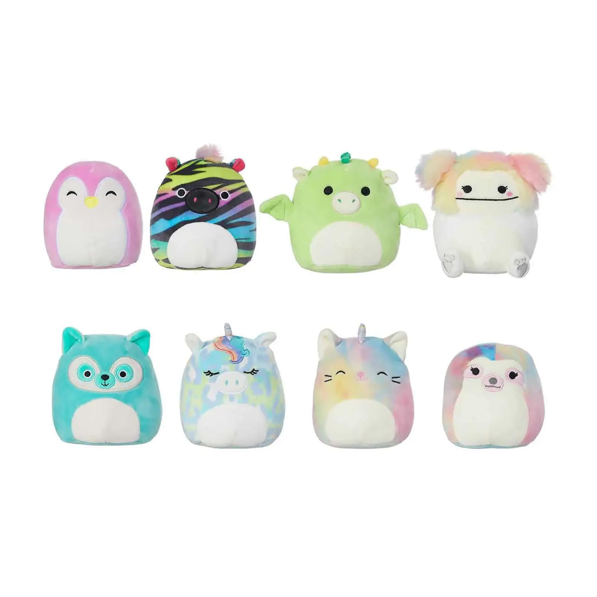 Squishmallows 5 Inch Mini Plush 8 Pack | Fantasy and Wildlife #2