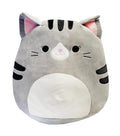Squishmallow 8 Inch Plush | Tally the Grey Cat