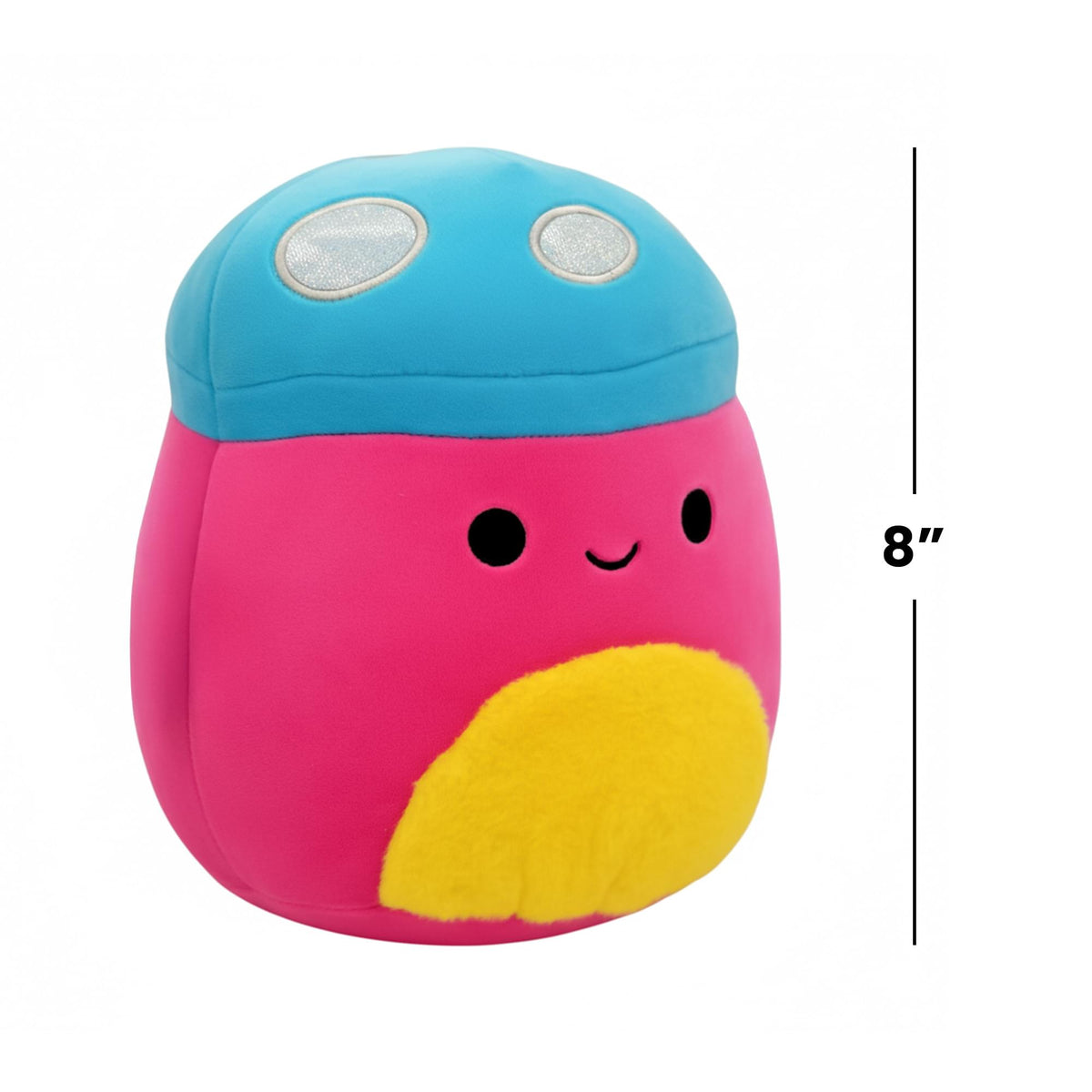Squishmallows Blacklight Squad 8 Inch Plush | Randall The Mushroom