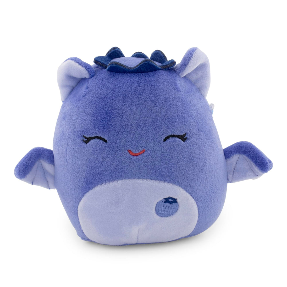 Squishmallows Fruit Hybrid Squad 5 Inch Plush | Bessie The Blueberry Bat