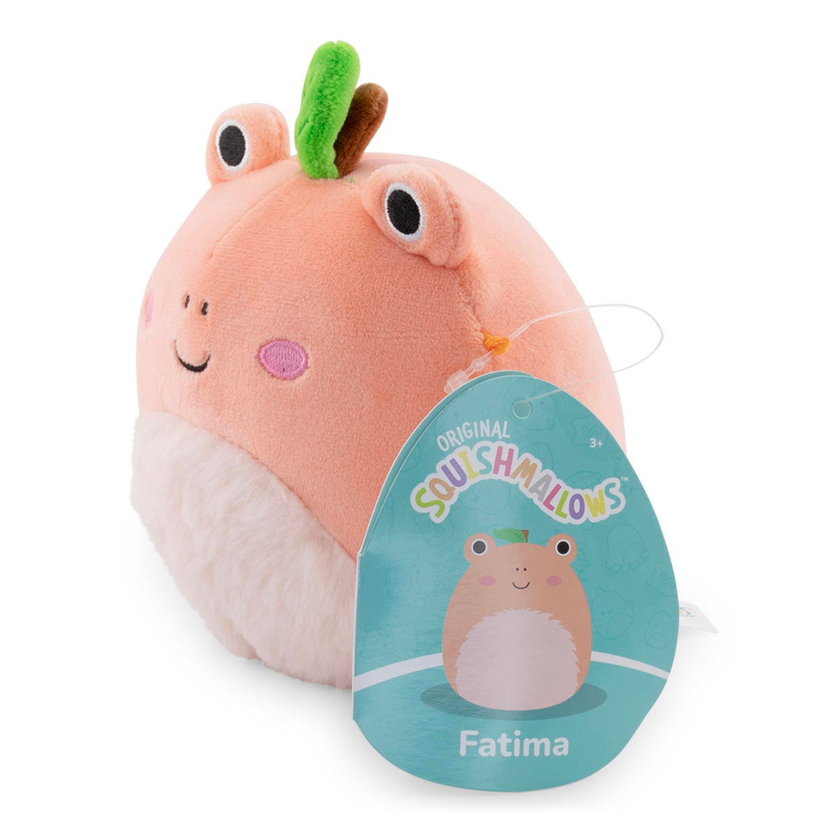 Squishmallows Fruit Hybrid Squad 5 Inch Plush | Fatima The Peach Frog