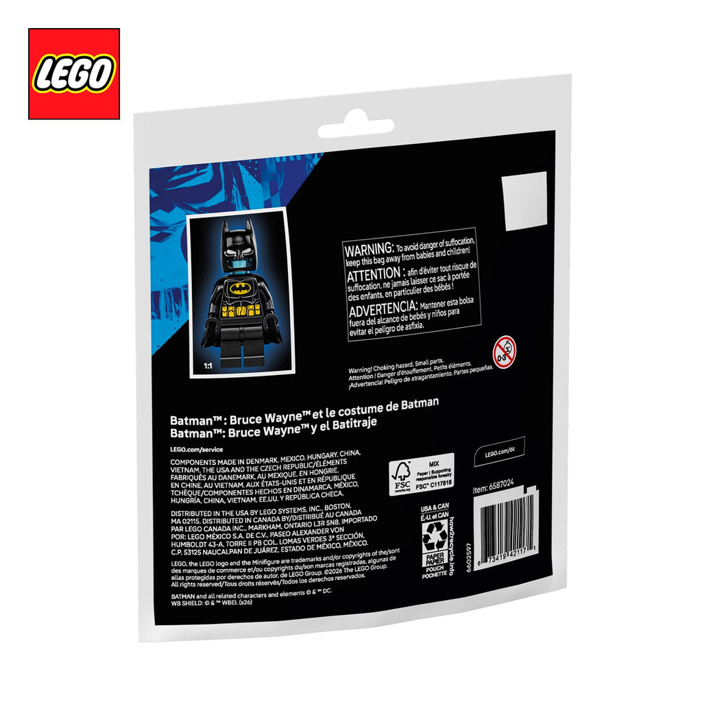 DC LEGO 30726 Batman Bruce Wayne and Batsuit Building Set