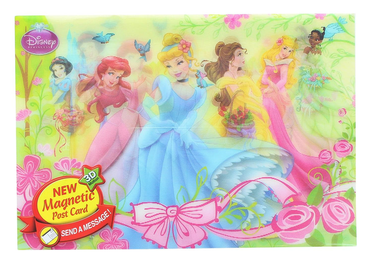 Disney Princess 3D Motion Picture Card Magnet