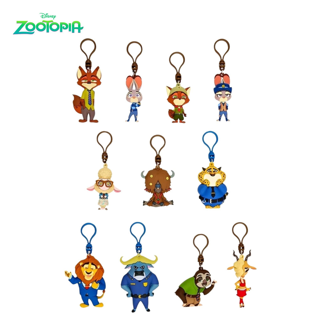 Disney Zootopia Series 73 Blind Bag 3D Foam Bag Clip | One Random