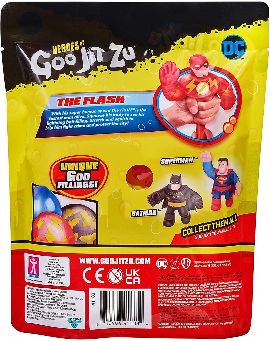 DC Heroes of Goo Jit Zu Squishy Figure | Flash