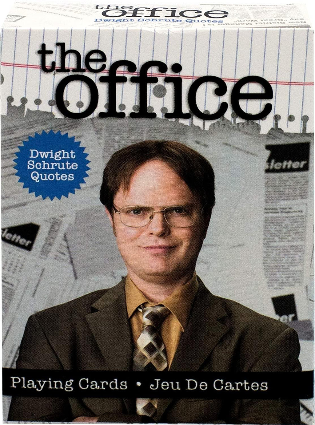 The Office Dwight Quotes Playing Cards | 52 Card Deck + 2 Jokers
