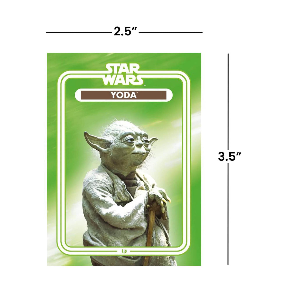 Star Wars Yoda 2.5 x 3.5 Inch Flat Magnet