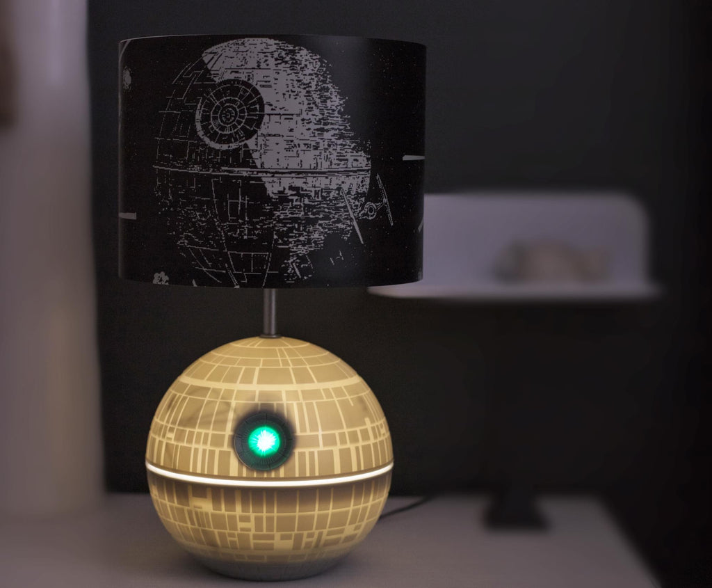 Star Wars Death Star 3D Touch Lamp | LED Lamp With Printed Shade | 14 Inches