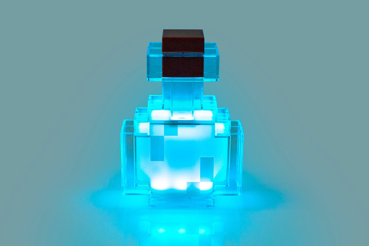 Minecraft LED Light 12 Inch Torch & 7 inch Potion Set of 2