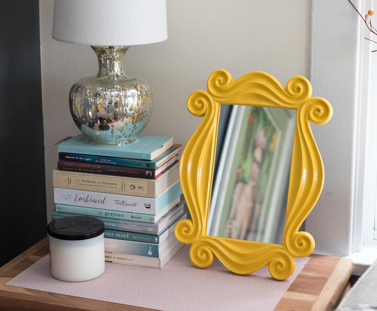 Friends TV Show Yellow Peephole Frame Door Mirror Replica | 15 x 11 Inches