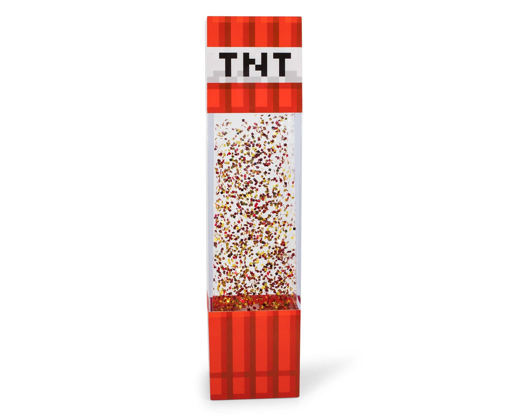 Minecraft TNT Block LED Glitter Motion Lamp | 12 Inches