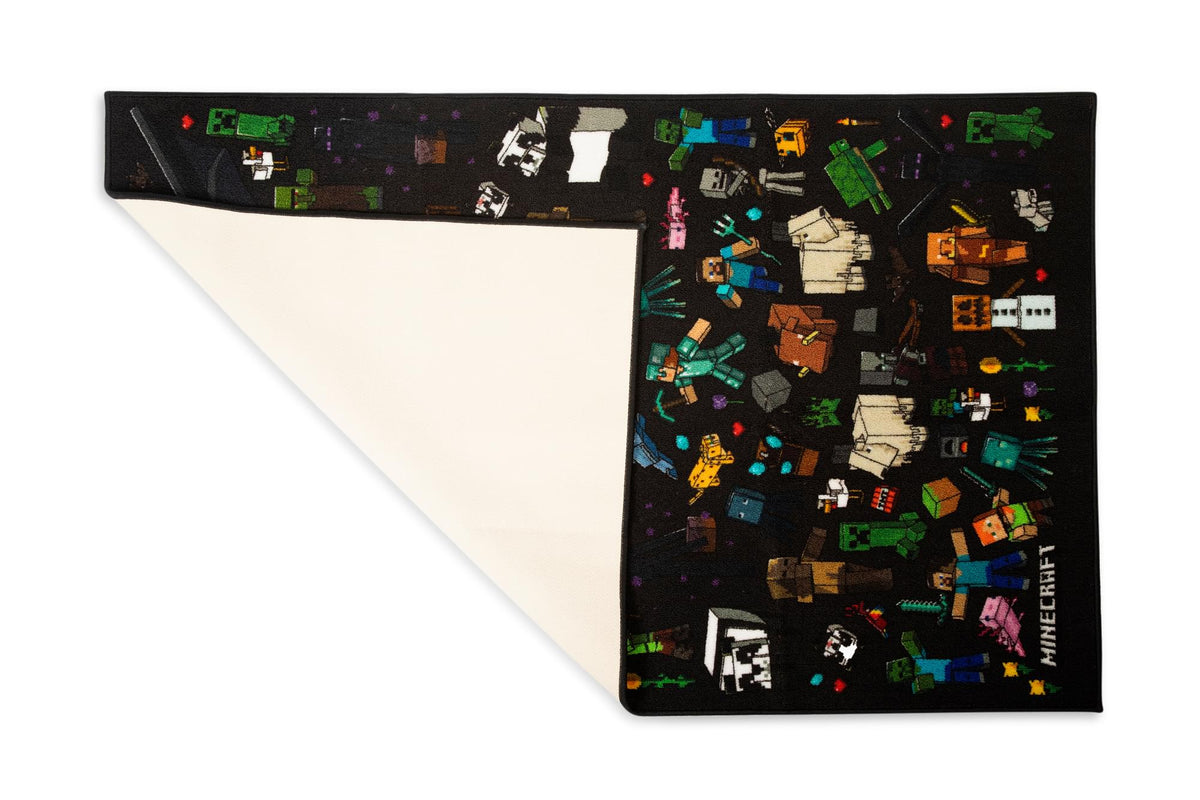 Minecraft Mob Printed Area Rug | 60 x 39 Inches