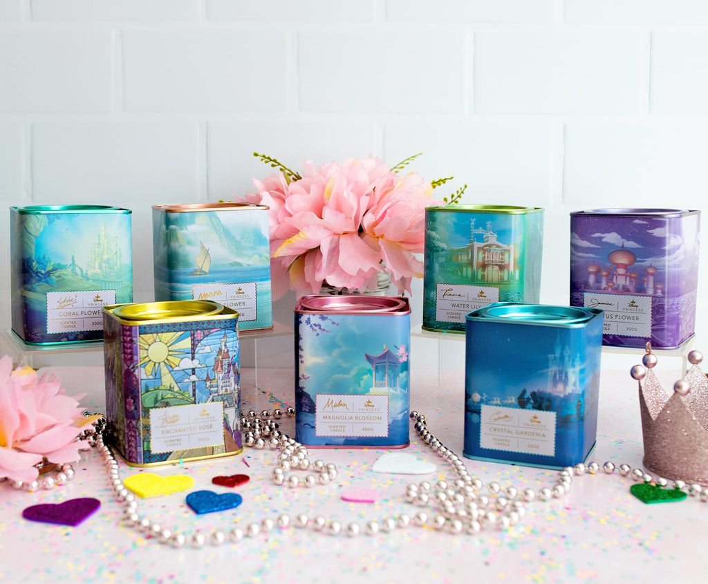 Disney Princess Home Collection 11-Ounce Scented Tea Tin Candle | Tiana