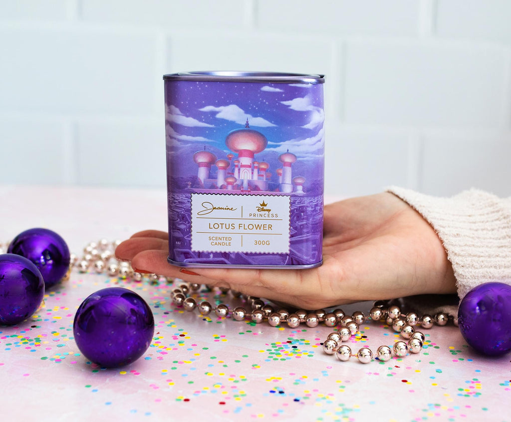 Disney Princess Home Collection 11-Ounce Scented Tea Tin Candle | Jasmine