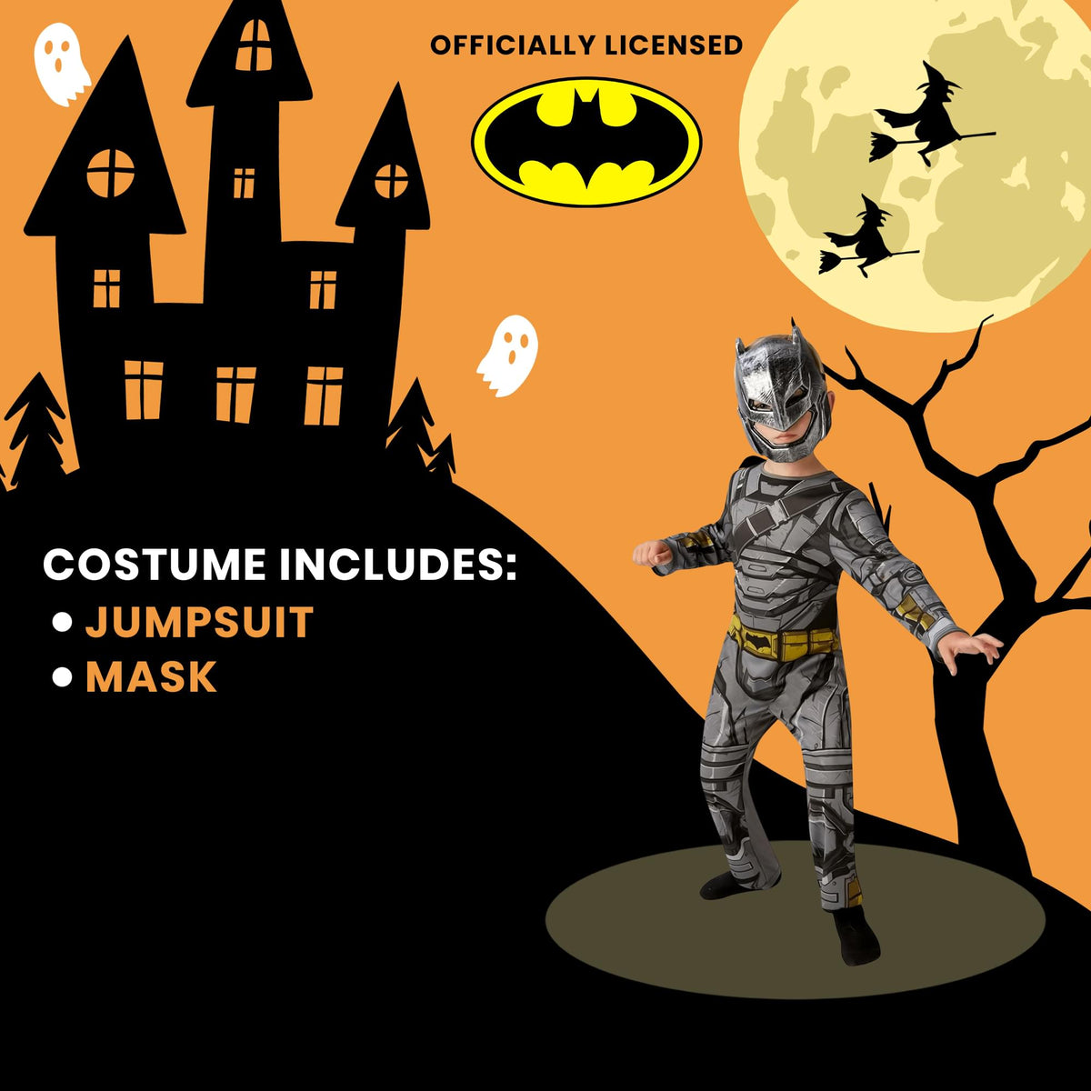 DC Dawn Of Justice Batman Armor Child Costume