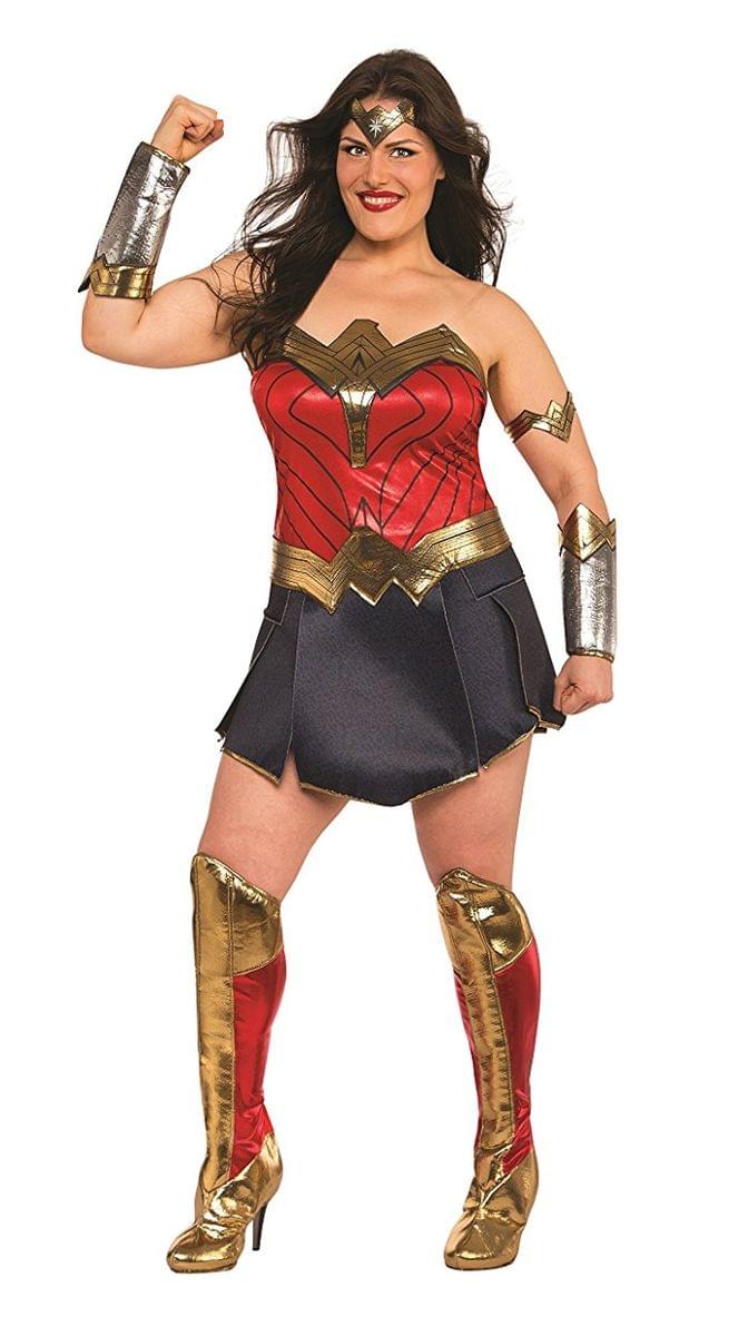 Justice League Movie Wonder Woman Deluxe Plus Size Costume