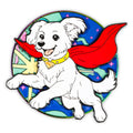 DC Studios Supergirl Krypto 2.5-Inch Large Round Enamel Pin