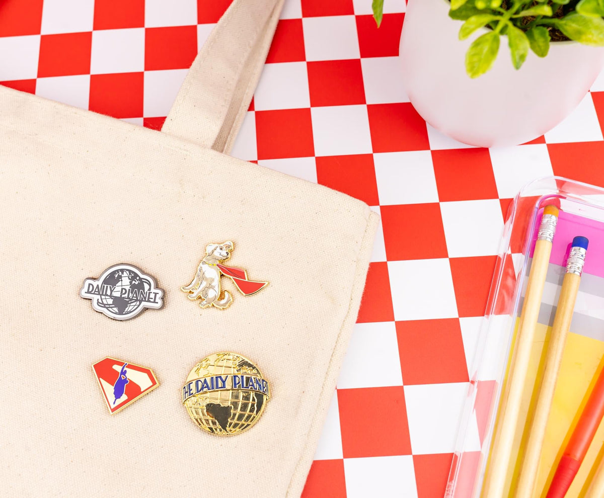 DC Studios Superman Daily Planet Gold Logo Enamel Pin